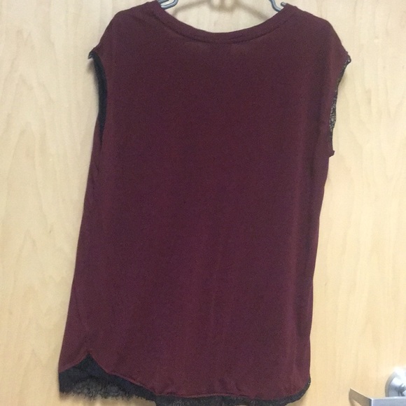 Maroon tank top - Picture 3 of 5